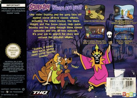 Scooby Doo Classic Creep Capers VGDB Vídeo Game Data Base