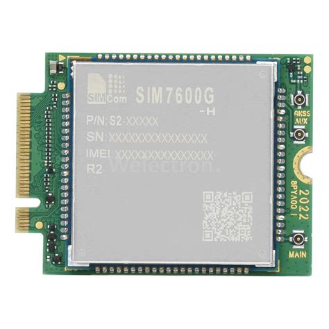 SIMCOM SIM7600G H M 2 4G LTE Cat 4 M 2 Module 44 90