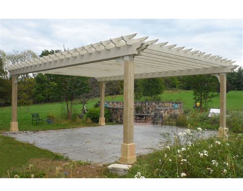 Customer S Photo Custom X Treated Pine Beam Pergola