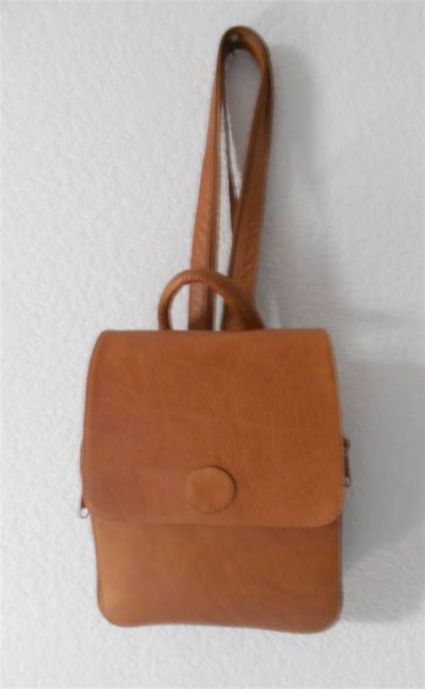 Tan Leather Backpackmessenger Organizer Tan Backpack Cute Beautiful