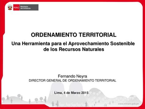 PDF ORDENAMIENTO TERRITORIAL Ministerio Del Ambiente En