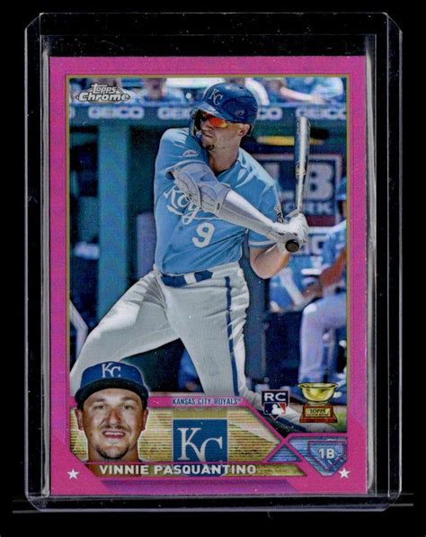 Vinnie Pasquantino 2023 Topps Chrome Pink Refractor 119 RC Rookie Cup