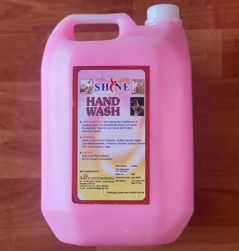 Liquid Shine Hand Wash 5 Liter At Rs 300 In Bengaluru ID 27156343862