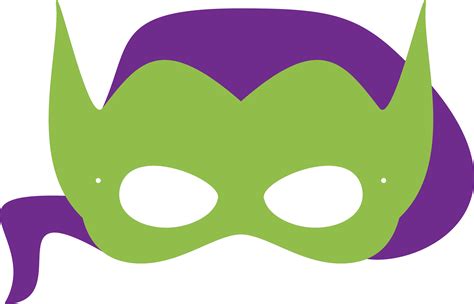 Free Printable Halloween Masks Fun Masks For Kids Including - Green Goblin Mask Png Clipart ...