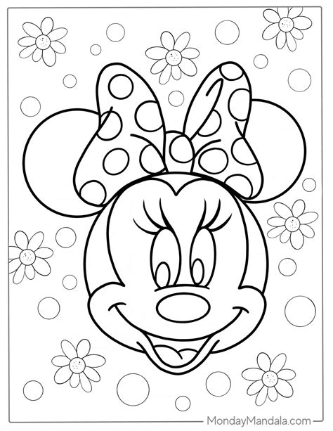 30 Minnie Mouse Coloring Pages Free Pdf Printables Mickey Mouse