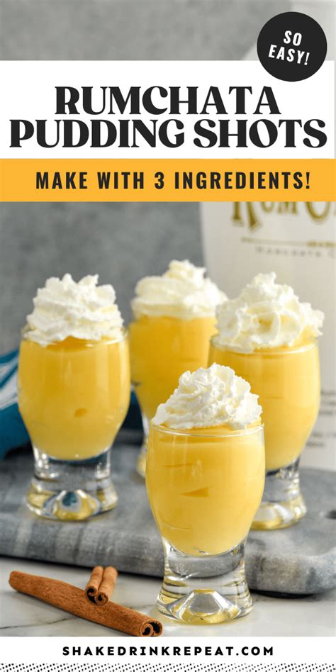 Rumchata Pudding Shots Recipe Pudding Shots Rumchata Pudding Shots Yummy Alcoholic Drinks