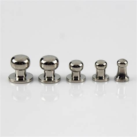 Rivets 10 pièces lot 6 10mm en laiton massif tête ronde goujon point