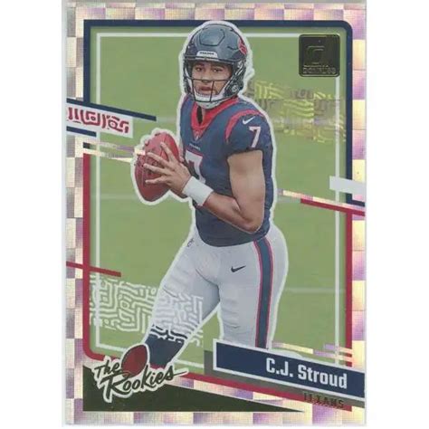 NFL Houston Texans 2023 Panini Donruss Football Single Card CJ Stroud