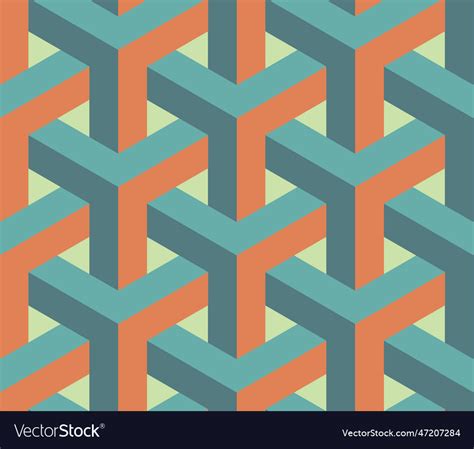 Abstract Repeating Seamless Geometric Pattern Vector Image