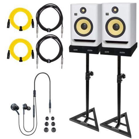 Krk Rp Rokit G White Noise Monitors Stands Idjnow