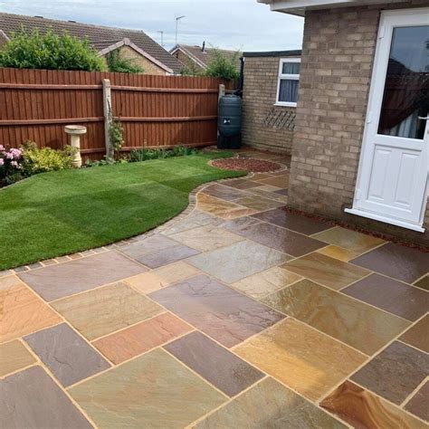 Autumn Brown Sandstone Paving Mick George