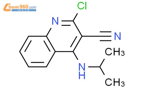 246546 75 8 3 Quinolinecarbonitrile 2 Chloro 4 1 Methylethyl Amino