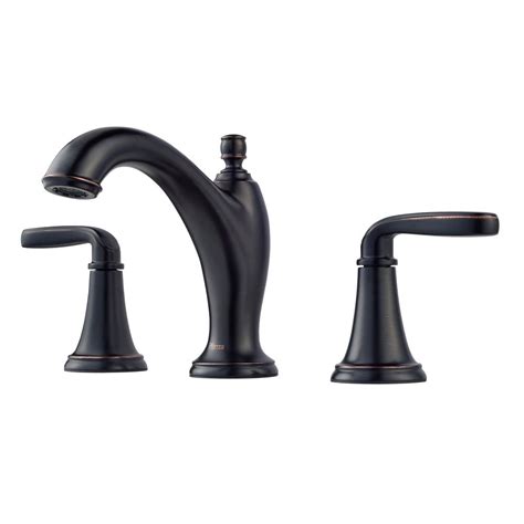 Pfister Northcott 2 Handle 8 Inch Widespread Tuscan Bronze Bathroom Sink Faucettap The Home