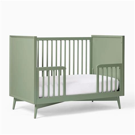 Mid Century Convertible Baby Crib Acorn West Elm