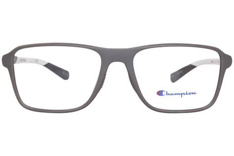 Champion Forge 100 C02 Eyeglasses Men S Matte Grey Full Rim Rectangle Shape 53mm