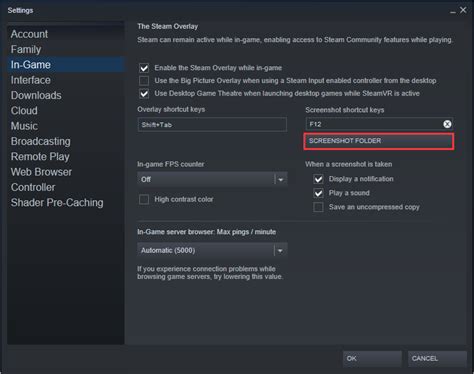 How To Access Steam Screenshot Folder And Change Its Location