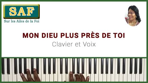 182 Mon Dieu plus près de toi Audio avec textes et voix SAF Amos