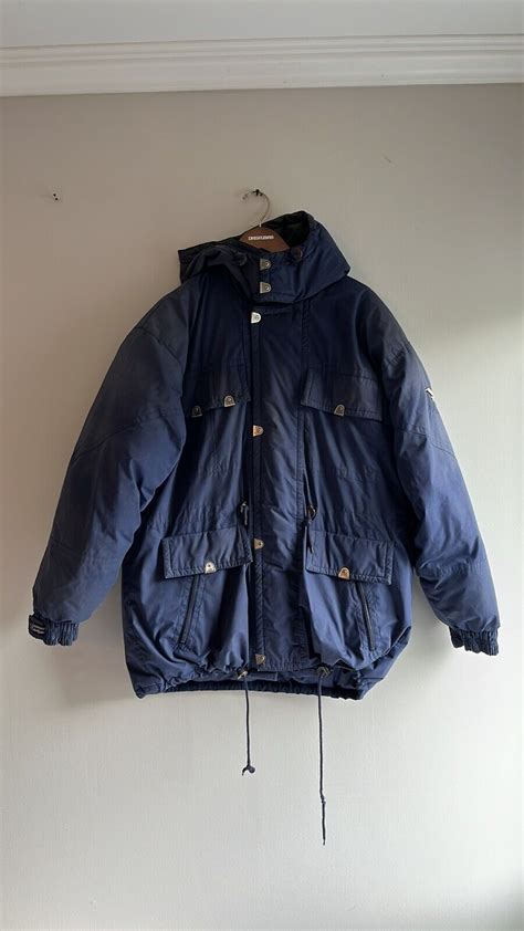 Vintage Triple Fat Goose men’s parka blue/green size … - Gem