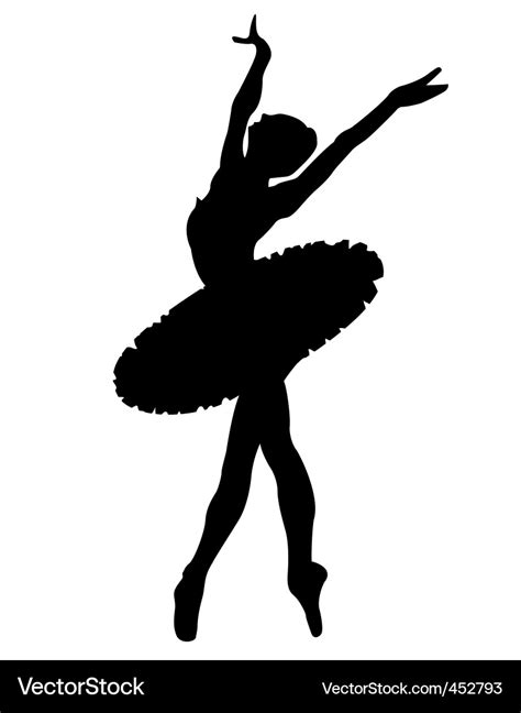 Ballet Dancer Royalty Free Vector Image Vectorstock