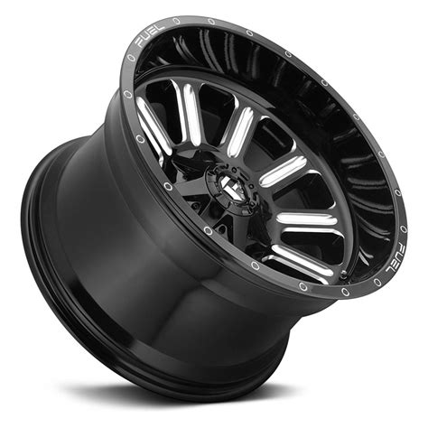 Fuel® D620 Hardline Wheels Gloss Black With Milled Accents Rims