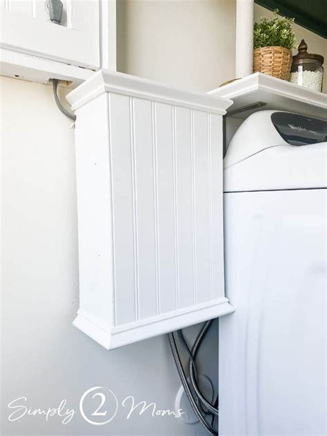 How To Cover Up Ugly Washer Hookups Simply2moms