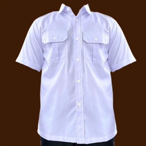 Jual Baju Putih Pdh Asn Pppk Kemeja Putih Pria Pendek Kemeja Putih