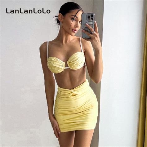 LanLanLoLo Women S 2023 Solid Colour Sexy Slim Fit Hollow Fashion