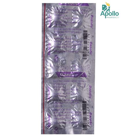 Dazolic Tablet 10 S Price Uses Side Effects Composition Apollo