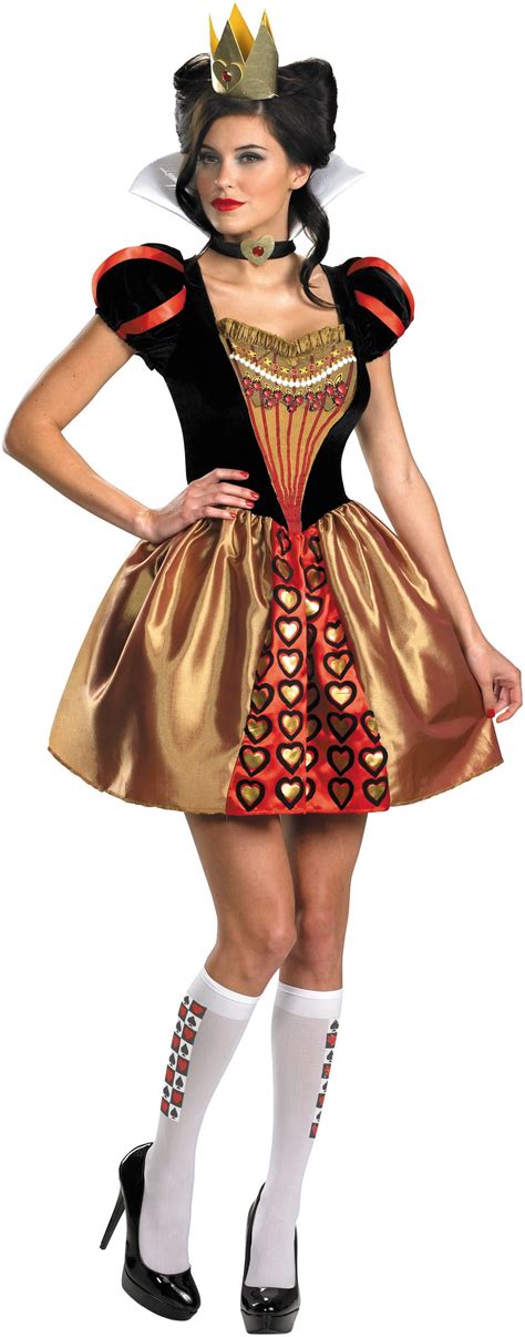 Alice In Wonderland Movie Sassy Red Queen Adult Womens Costume