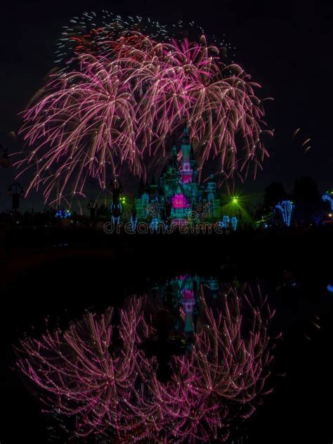 Disney Halloween Special Fireworks Display Editorial Stock Image ...