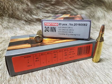 Norma Oryx 243 Win 100gr Laarms