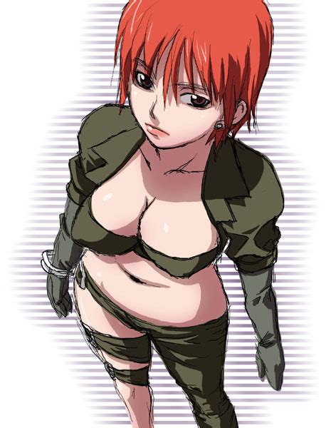 Safebooru Capcom Cleavage Red Hair Redhead Sharon Street Fighter