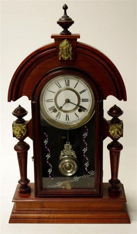 Ansonia King Mantel Clock 8 Day Striking Movement Clocks Mantle