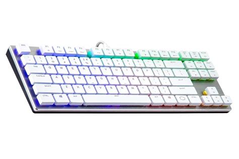 Amazon Cooler Master SK630 白色限量版無鍵機械鍵盤 附 Cherry MX 低調 RGB 開關 拉絲鋁製