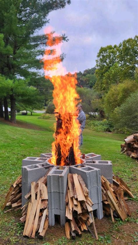 Rocket Stove Fire Pit in 2022 | Outdoor fire pit, Outdoor fireplace, Backyard diy projects