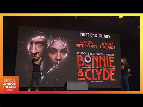 Bonnie Clyde West End Live Youtube