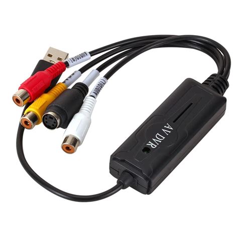 VHS To Video Capture USB 2 0 AV Audio Converter Card VCR HDTV To