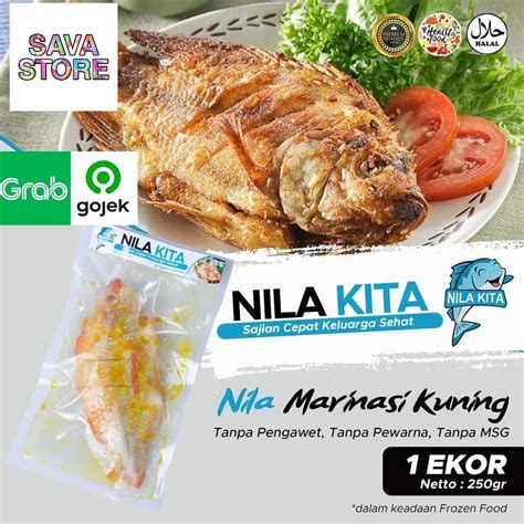 Jual Frozen Food Ikan Goreng Nila Ikan Nila Bumbu Kuning Ekor