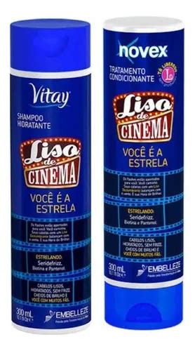 Kit Shampoo Condicionador Liso De Cinema Novex Ml Parcelamento