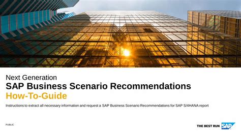 PDF Next Generation SAP Business Scenario Recommendations How