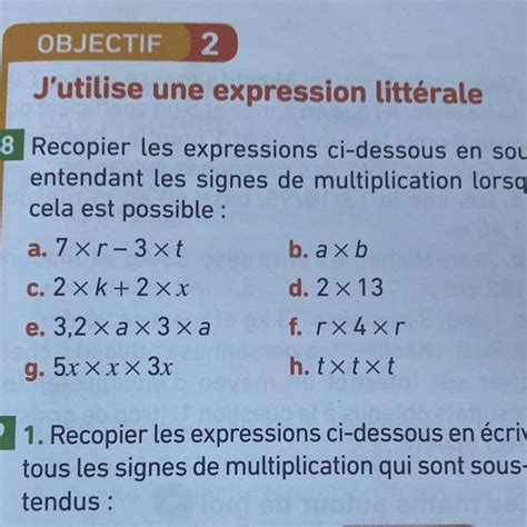 Bonjour Je Dois Faire Cette Exercice Pour Demain Je Bloque Merci De