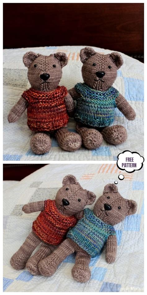 Easy Knitting Patterns For Beginners Teddy Bears Atelier Yuwa Ciao Jp