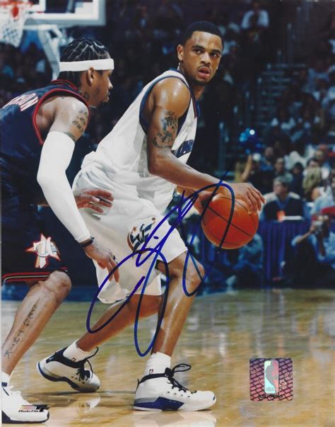 Autographed JUAN DIXON Washington Wizards 8x10 Photo Main Line Autographs