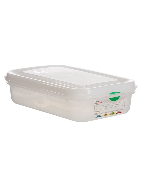 Air Tight Gastronorm Container And Lid Clear With Colour Clip