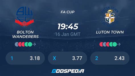 Bolton Wanderers Vs Luton Town Predictions Odds Live Score Stats