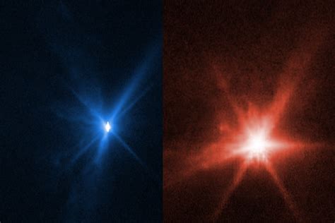 First Photos Of Dart Asteroid Impact From James Webb And Hubble