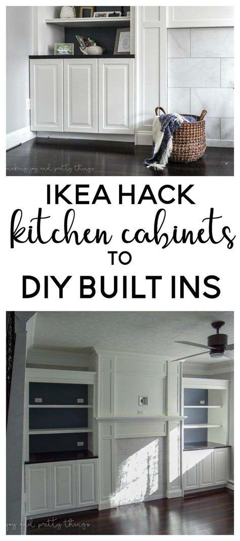 Ikea Hack Diy Built Ins Ikea Kitchen Cabinets Ikea Hack Living