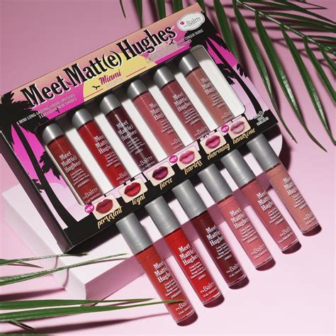 Thebalm Meet Matt E Hughes Mini Kit Miami Conjunto De Labiales