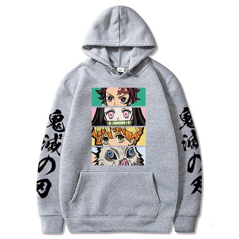 Moletom Masculino Blusa De Frio Kimetsu No Yaiba Demon Slayer Shopee