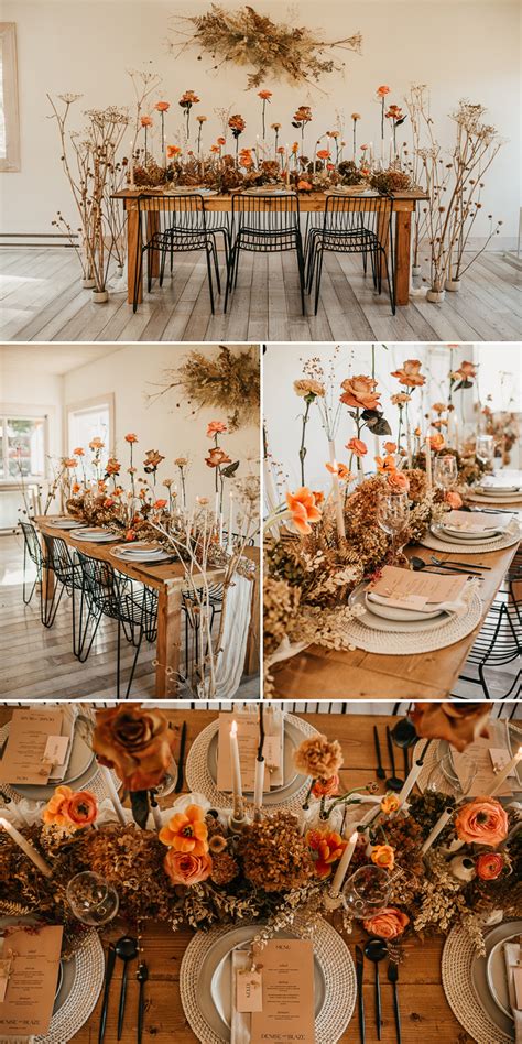 Fall Wedding Floral Arrangement Inspiration Junebug Weddings